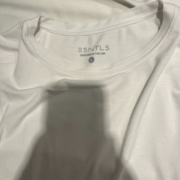 ESNTLS White Bamboo Tee Size Large (2 Pack) - Picture 12 of 13